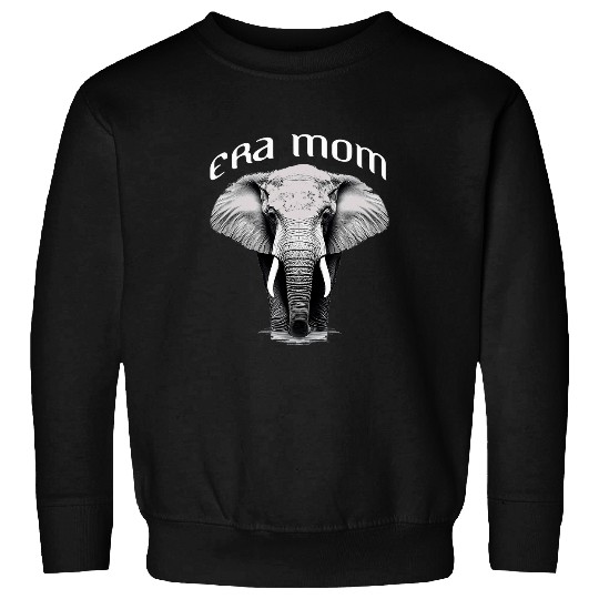 Elephant Pet Abstract Era Mom Animal Cute Art Elephant Funny Sweatshirts
