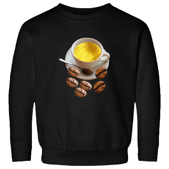 Coffee Fun gold coffee american coffee espresso Sweatshirts