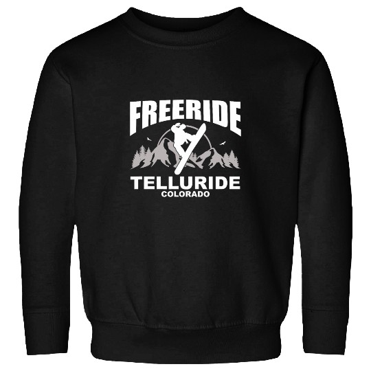 Freeride Snowboard Telluride Colorado Sweatshirts