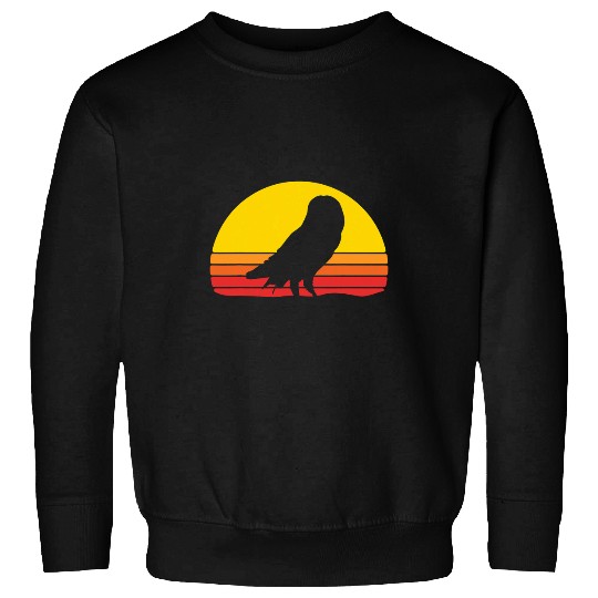 Owl Pet Retro Birds Of Prey Bird Watching Ornithologist Sweatshirts