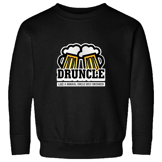 Beer Fun Druncle Funny Uncle Beer Lover Drinking Sweatshirts