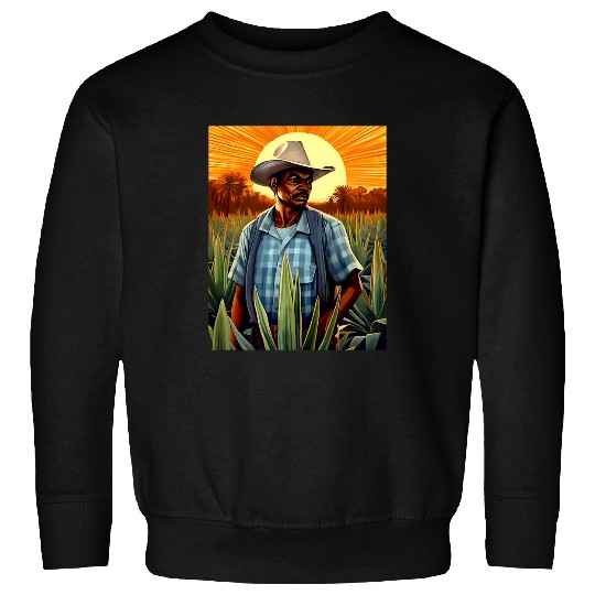 Wines Fun Agave Farmer Campesino Agave Plants Mexican Tequila Farm Sweatshirts