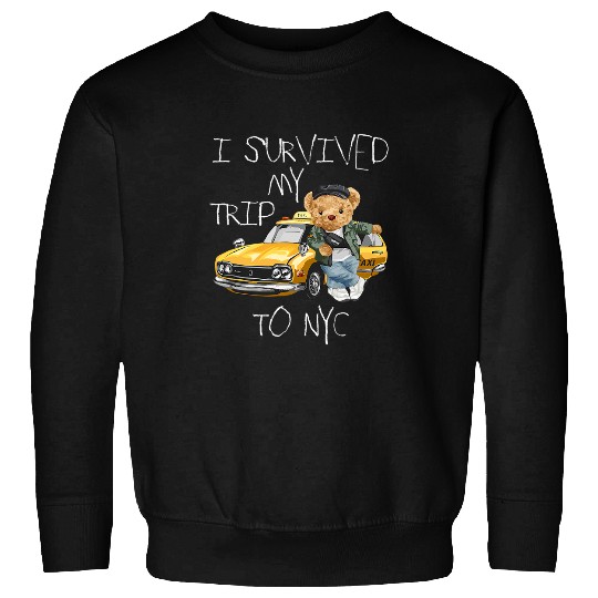 Bear Pet I Survived My Trip to NYC Taxi Sweatshirts