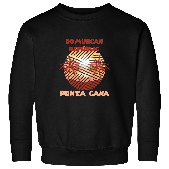 Dominican Republic Surfing Punta Cana Vacation Beach Sweatshirts