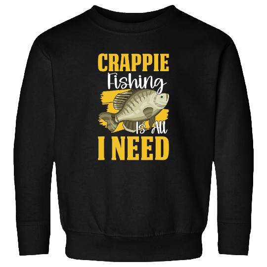 Crappie Fishing Spot Carolina Crappie Fisher Lure Sweatshirts