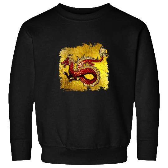 Dragon Pet Chinese New Year Year of the Dragon Nice Colorful Sweatshirts
