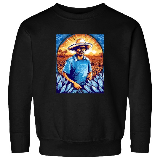 Wines Fun Agave Farmer Blue Agave Plant Mexican Tequila Farm Farming Sweatshirts