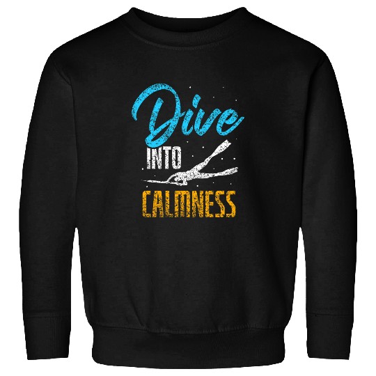 Discover Dive Into Calmness Spear Fishing Spearfisher Spearfishing Sweatshirts