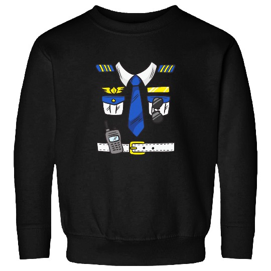 Funny Group Matching Halloween Police Officer Costume Kids Sweatshirts