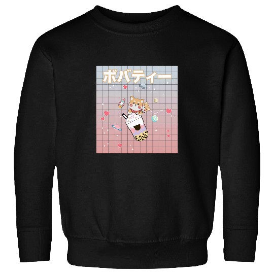 Bear Pet Bubble Milk Tea Boba Cute Bear Kawaii Aesthetic Sweatshirts