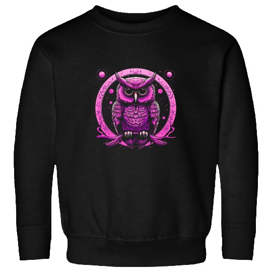 Discover Owl Pet Love Owl Pink Dreamcatcher Moon Women Cute Mandala Kids Sweatshirts