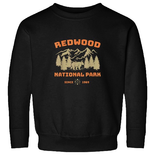 Bear Pet Redwood National Park vintages californias Bear Sweatshirts