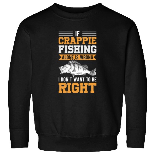 Crappie Fishing Rod and Reel Combo Fisherman Fisher Sweatshirts
