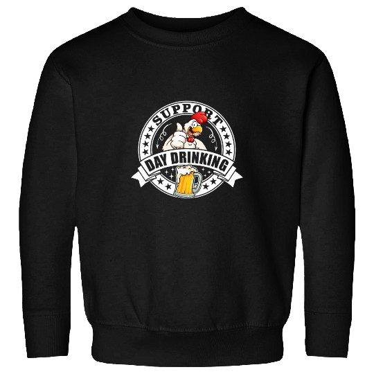 Beer Fun I Support Day Drinking Funny Beer Lover Sweatshirts