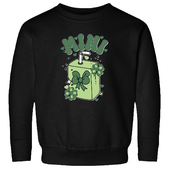 Coffee Fun Mama Mini Cute Coffee milk St Patricks Day Women Men Kids Sweatshirts