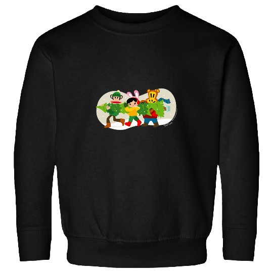 Bear Pet Paul Frank Christmas Trees Julius Bunny Girl Worry Bear Sweatshirts
