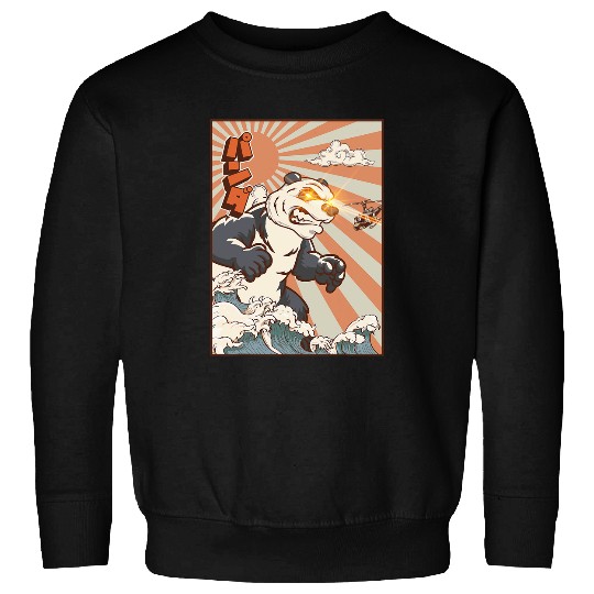 Panda Pet Kaiju Panda Japanese Monster 1 Sweatshirts