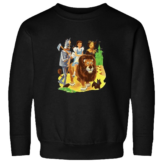 Lion Pet The Wizard of OZ Art Tin Man Lion Scarecrow Dorothy 1 Sweatshirts