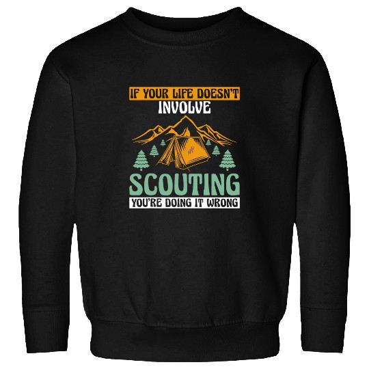 Scout Job Uniform Wilderness Nature Scout Sweatshirts