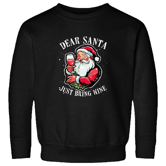 Wines Fun Christmas Cocktail Lover Happy Holidays xmass Drinking 1 8 Sweatshirts