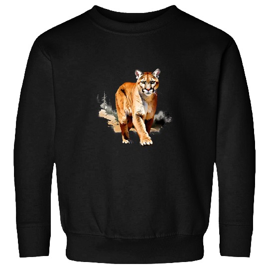 Lion Pet Mountain Lion Predatory Cat 8 Sweatshirts
