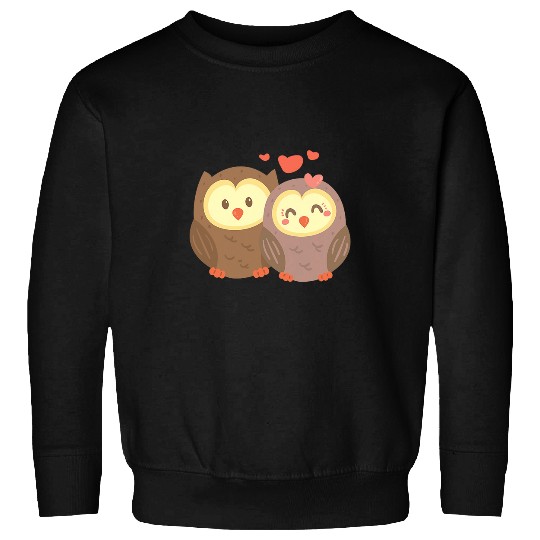 Owl Pet COUPLES GIFT Wedding Anniversary Engagement Party Sweatshirts