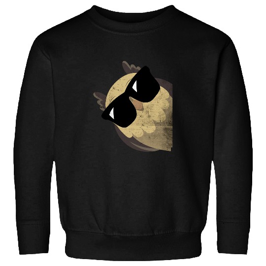 Owl Pet with sunglasses retro 70s 80s Sweatshirts