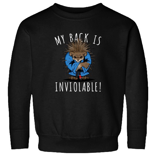 Hedgehog Pet BJJ Master Hedgehog My back is inviolable BJJ Sweatshirts