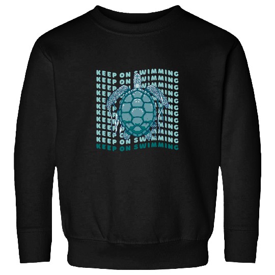 Turtle Pet Keep On Swimming Funny Sea Turtle Gift Tee Marine Life Love Sweatshirts