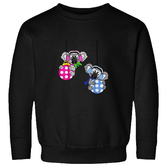 Koala Pet bear Christmas Balls Winter Snow Sweatshirts