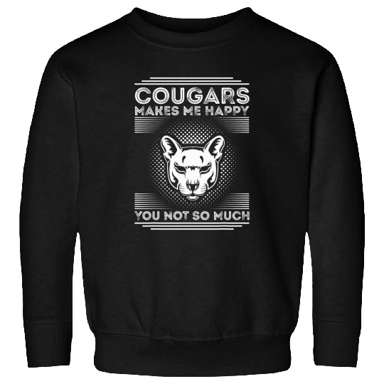 Lion Pet Cougar Mountain Lion Animal Cat Head Funny Cute Wildcat 16 Sweatshirts
