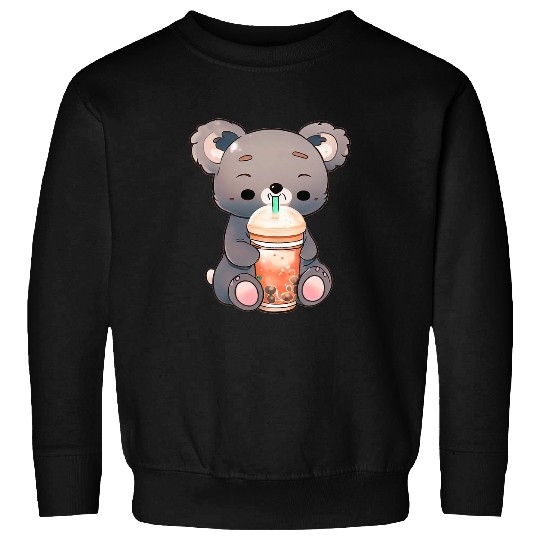 Koala Pet Boba Milk Tea Boy Girl Funny 1 Sweatshirts