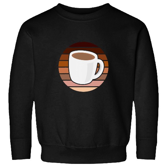 Coffee Fun Retro Coffee Lover Ok But First Coffee 1 Sweatshirts