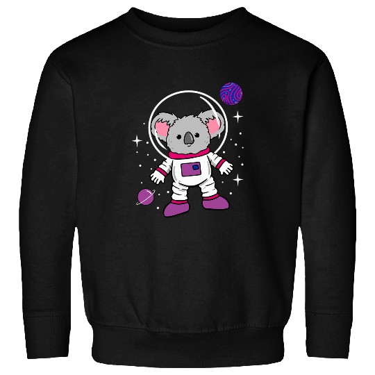 Koala Pet Bisexual Koala In Space Bisexual Pride Sweatshirts