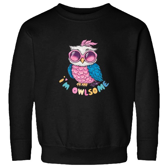 Owl Pet With Colorful Glasses For Barn Owl Lovers 2 Sweatshirts