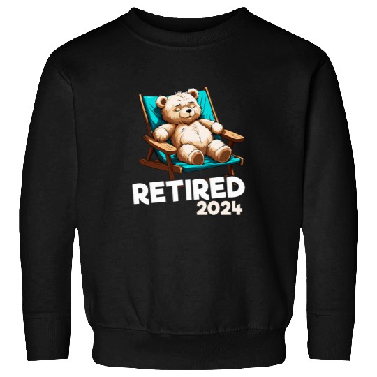 Bear Pet Retired 2024 Chilling Teddy Bear in Lounger 3 Sweatshirts