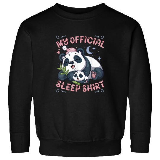 Panda Pet My Official Sleep Sleeping Panda Bear with Puppy Sweatshirts