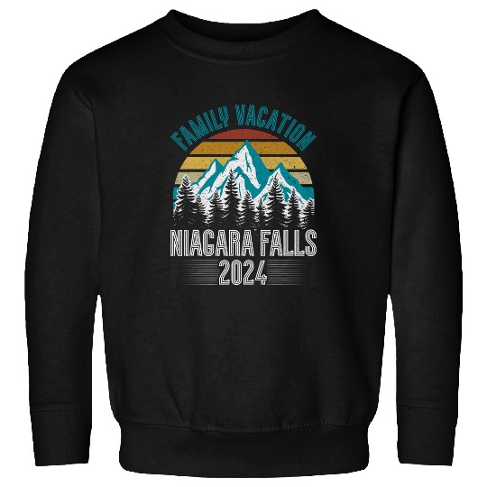 Family Vacation Niagara Falls 2024 Family Vacation Hiking 1 Sweatshirts