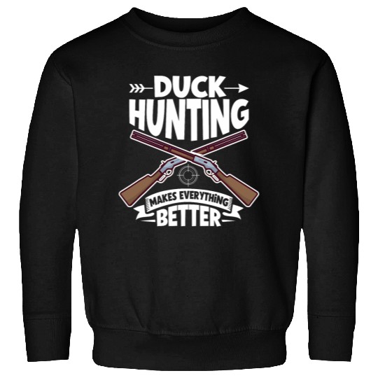 Duck Hunt Duck Hunter Bird Hunting Duck Hunting Duckaholic Sweatshirts