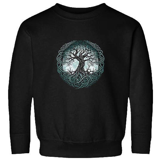 Pagan Norse Viking Yggdrasil Celtic Tree Of Life Sweatshirts