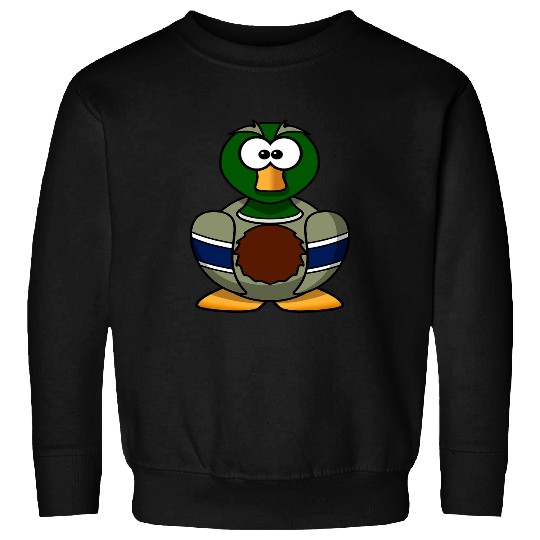 Duck Pet Mallard Duck Cartoon Sweatshirts