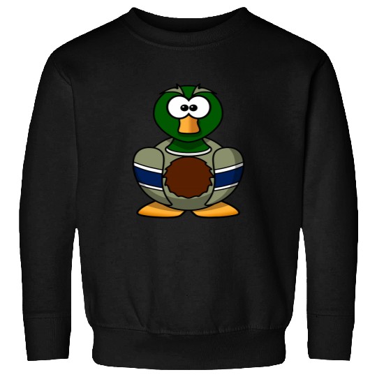Duck Pet Mallard Duck Cartoon Sweatshirts