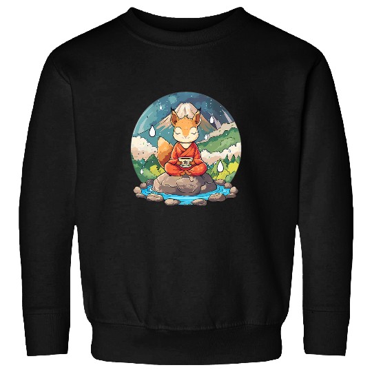 Squirrel Pet Meditation Buddhist Nature Spirituality Yoga Hindu Sweatshirts