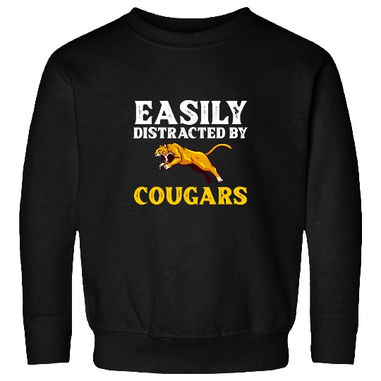 Lion Pet Cougar Mountain Lion Animal Cat Head Funny Cute Wildcat 0039 Sweatshirts