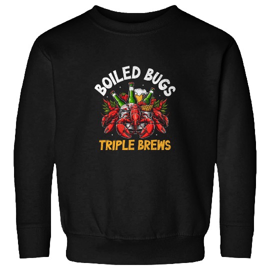 Beer Fun Cajun Crawfish Crayfish Boil Beer Drinking Beer Lover Sweatshirts