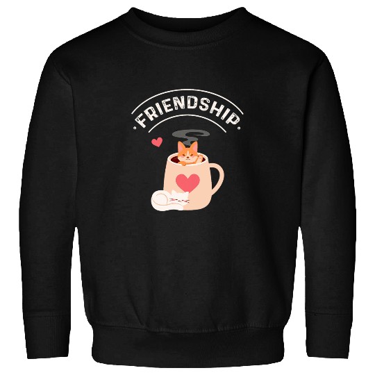 Coffee Fun Galentines Day Friendship Coffee Galentines Day Sweatshirts