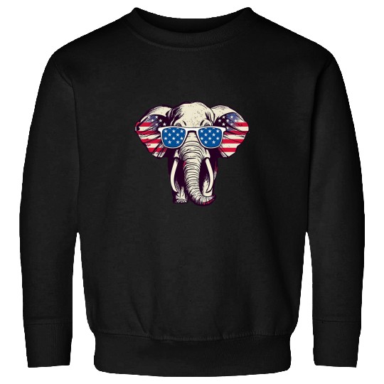 Elephant Pet Republican Cool Elephant Gifts Elephants Sweatshirts