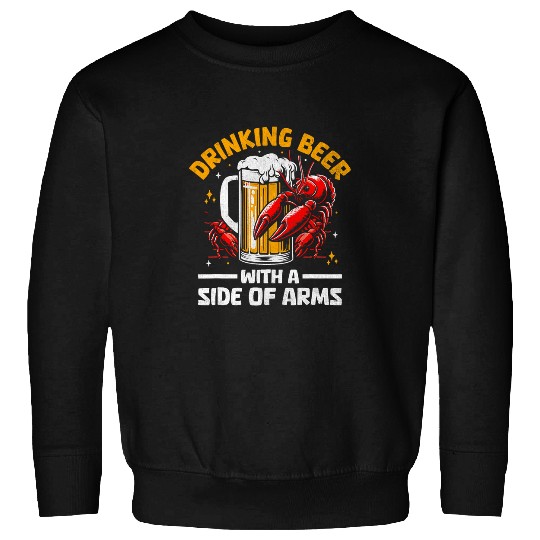 Beer Fun Cajun Crawfish Crayfish Boil Beer Drinking Beer Lover 22 Sweatshirts