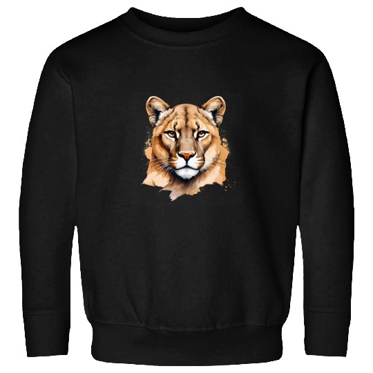 Lion Pet Mountain Lion Predatory Cat 2 Sweatshirts