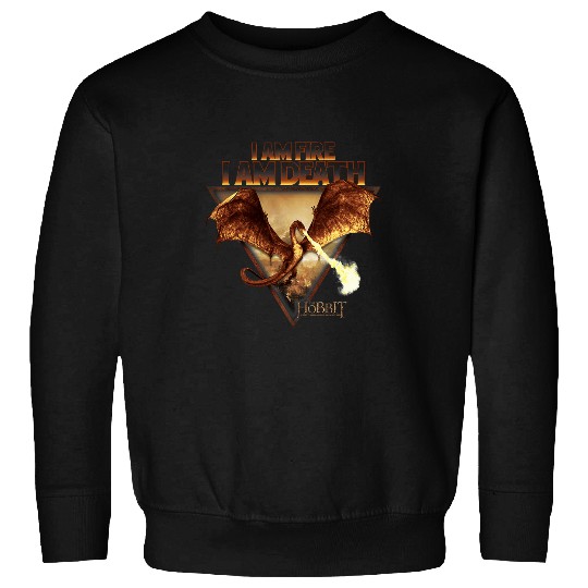 Dragon Pet The Hobbit Smaug The Dragon I Am Fires I Am Death Sweatshirts